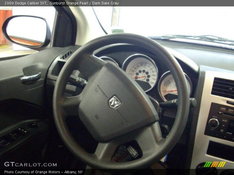 Sunburst Orange Pearl / Dark Slate Gray 2009 Dodge Caliber SXT