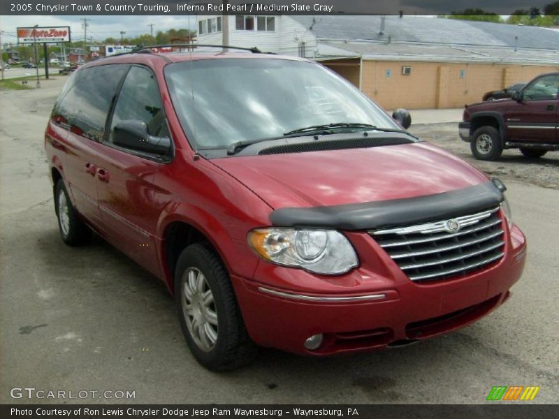 Inferno Red Pearl / Medium Slate Gray 2005 Chrysler Town & Country Touring