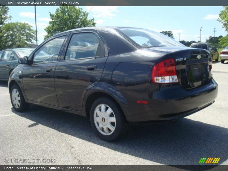 Black / Gray 2005 Chevrolet Aveo LT Sedan