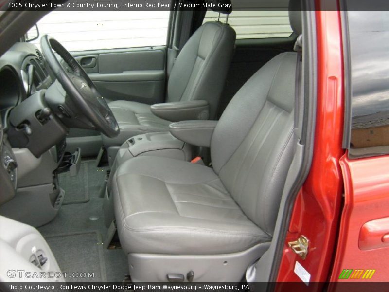 Inferno Red Pearl / Medium Slate Gray 2005 Chrysler Town & Country Touring