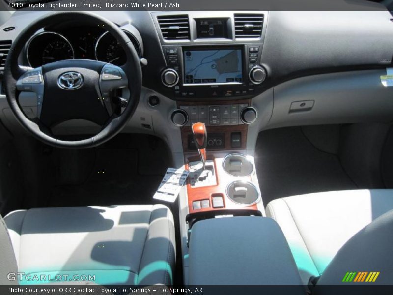 Blizzard White Pearl / Ash 2010 Toyota Highlander Limited