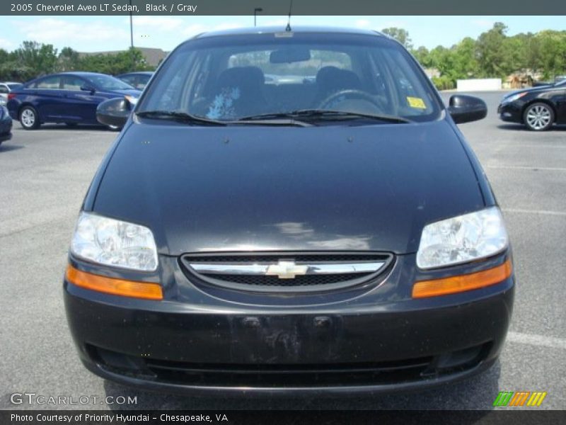 Black / Gray 2005 Chevrolet Aveo LT Sedan