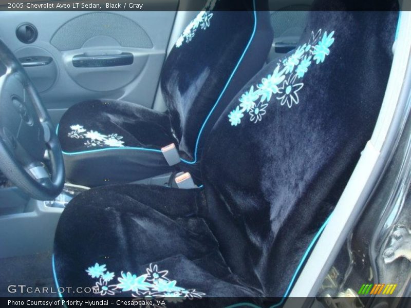 Black / Gray 2005 Chevrolet Aveo LT Sedan
