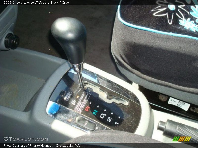 Black / Gray 2005 Chevrolet Aveo LT Sedan