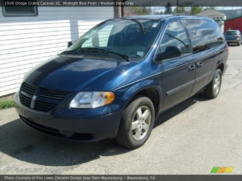 Midnight Blue Pearl / Medium Slate Gray 2006 Dodge Grand Caravan SE