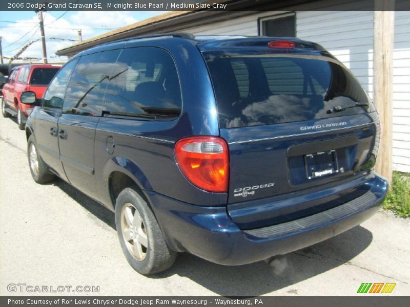 Midnight Blue Pearl / Medium Slate Gray 2006 Dodge Grand Caravan SE