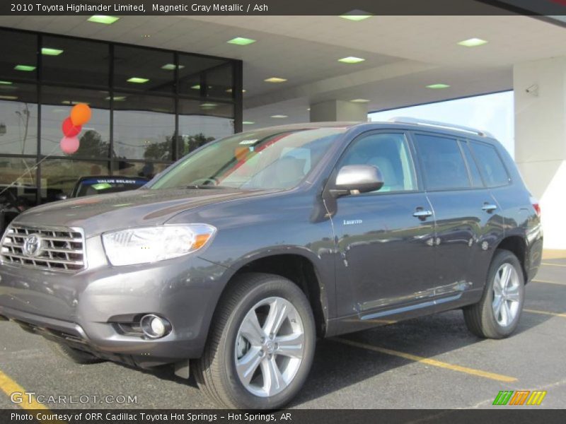 Magnetic Gray Metallic / Ash 2010 Toyota Highlander Limited