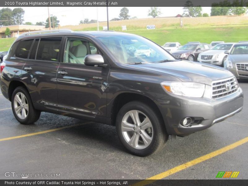 Magnetic Gray Metallic / Ash 2010 Toyota Highlander Limited