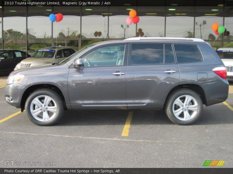 Magnetic Gray Metallic / Ash 2010 Toyota Highlander Limited