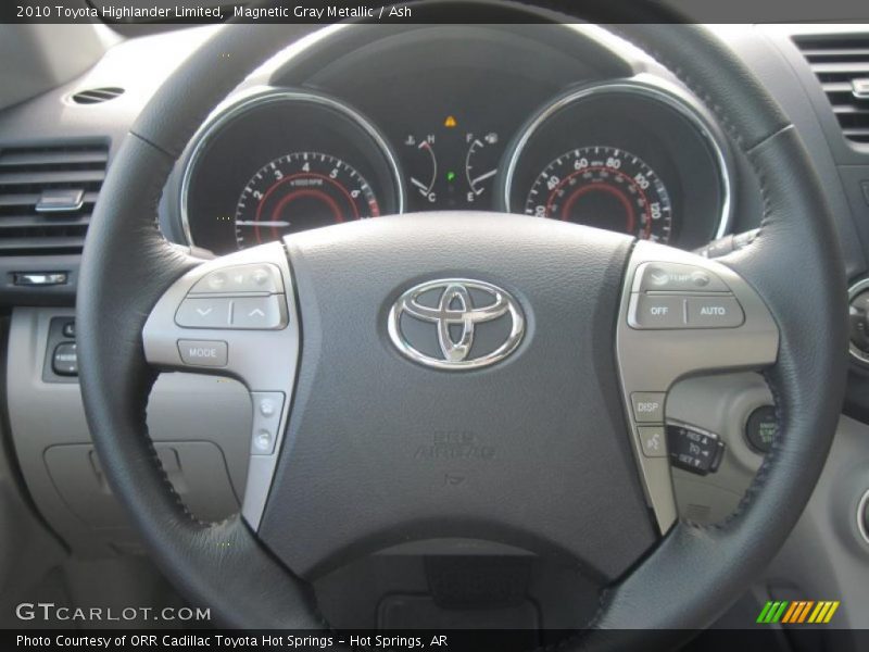 Magnetic Gray Metallic / Ash 2010 Toyota Highlander Limited