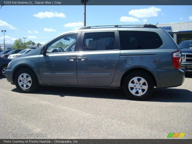Glacier Blue / Gray 2009 Kia Sedona LX