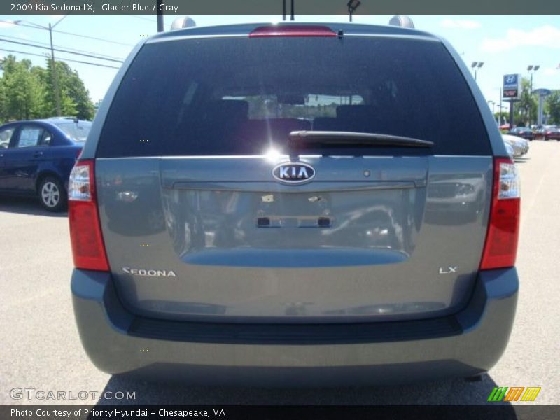 Glacier Blue / Gray 2009 Kia Sedona LX