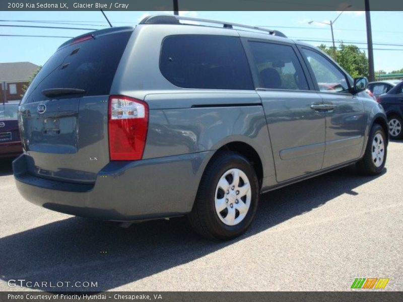 Glacier Blue / Gray 2009 Kia Sedona LX