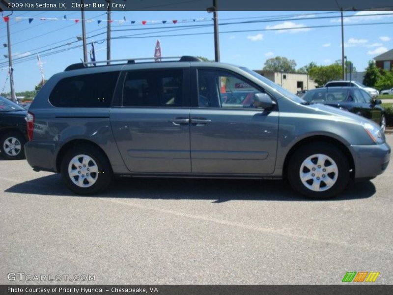 Glacier Blue / Gray 2009 Kia Sedona LX
