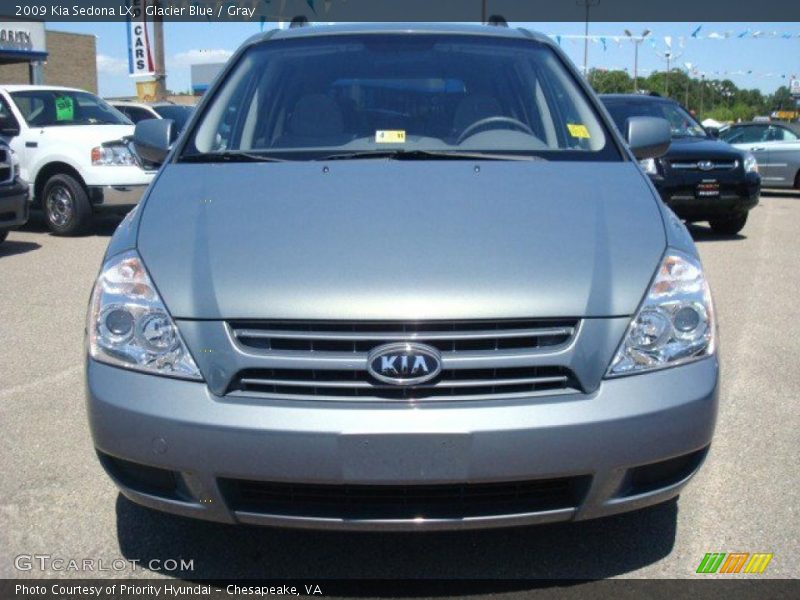 Glacier Blue / Gray 2009 Kia Sedona LX