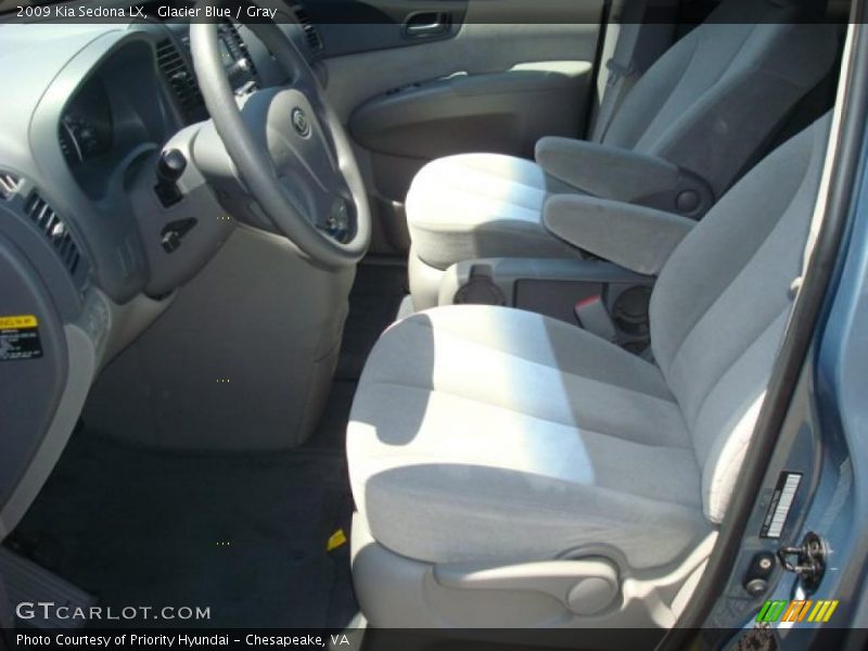Glacier Blue / Gray 2009 Kia Sedona LX