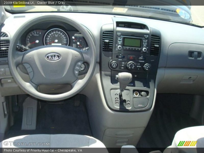 Glacier Blue / Gray 2009 Kia Sedona LX