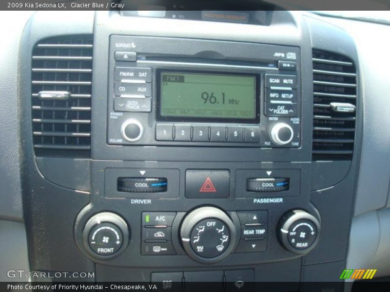 Glacier Blue / Gray 2009 Kia Sedona LX