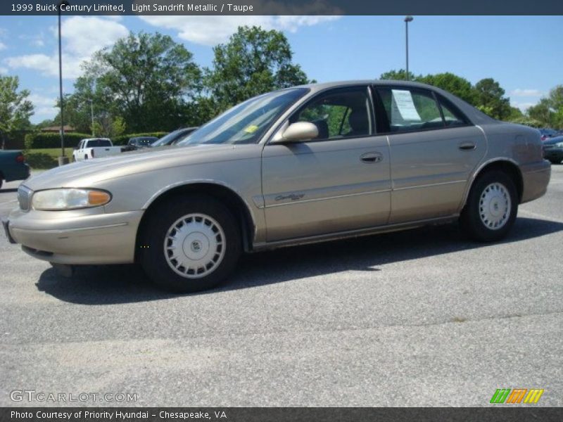 Light Sandrift Metallic / Taupe 1999 Buick Century Limited