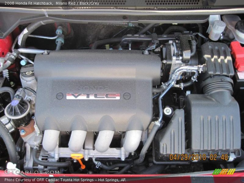 Milano Red / Black/Grey 2008 Honda Fit Hatchback