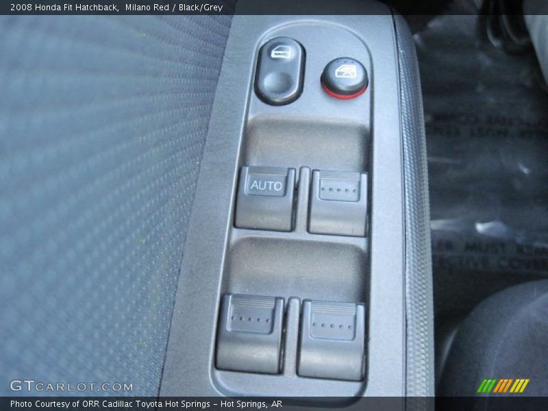 Milano Red / Black/Grey 2008 Honda Fit Hatchback