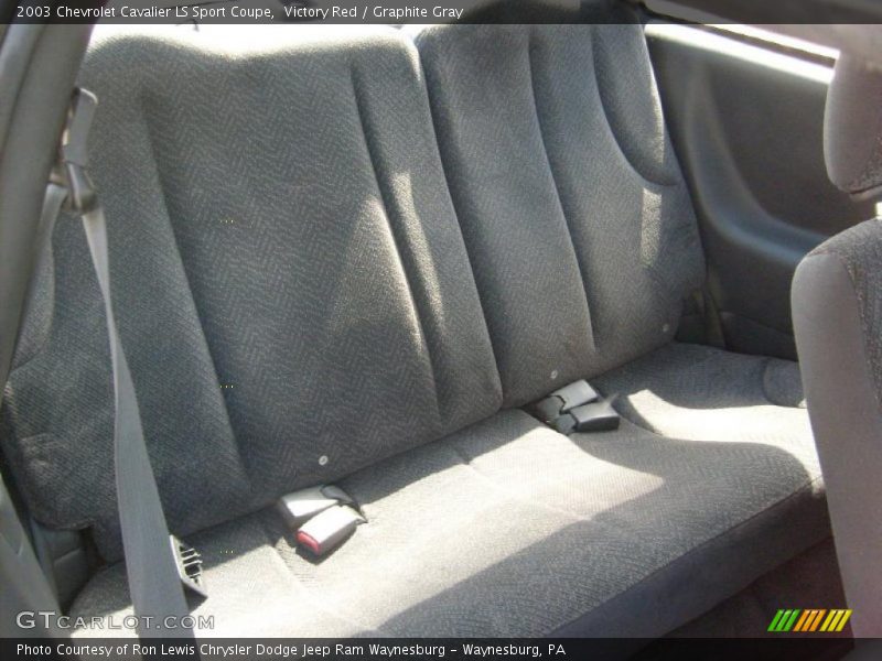 Victory Red / Graphite Gray 2003 Chevrolet Cavalier LS Sport Coupe
