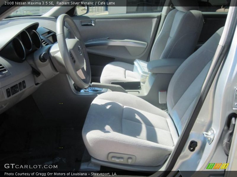 Radiant Silver Metallic / Cafe Latte 2008 Nissan Maxima 3.5 SE