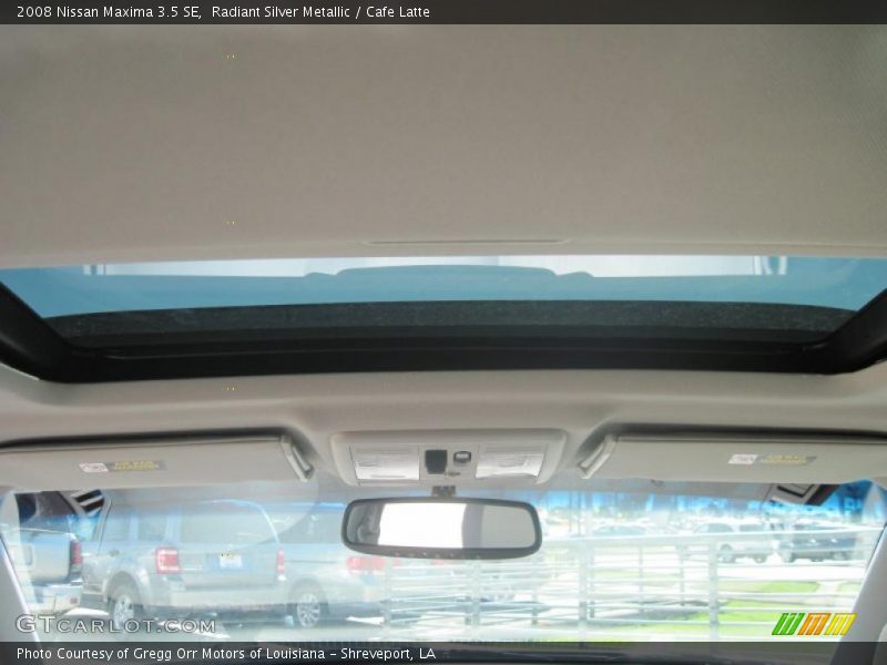 Radiant Silver Metallic / Cafe Latte 2008 Nissan Maxima 3.5 SE