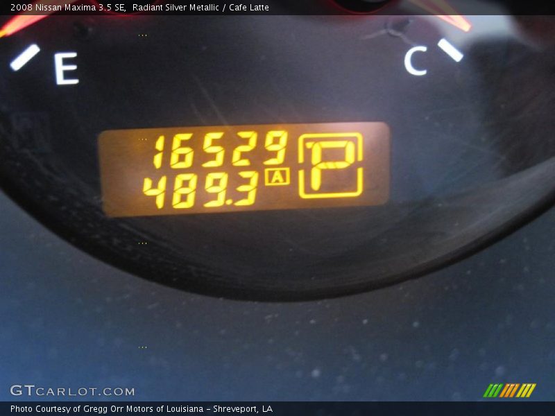 Radiant Silver Metallic / Cafe Latte 2008 Nissan Maxima 3.5 SE