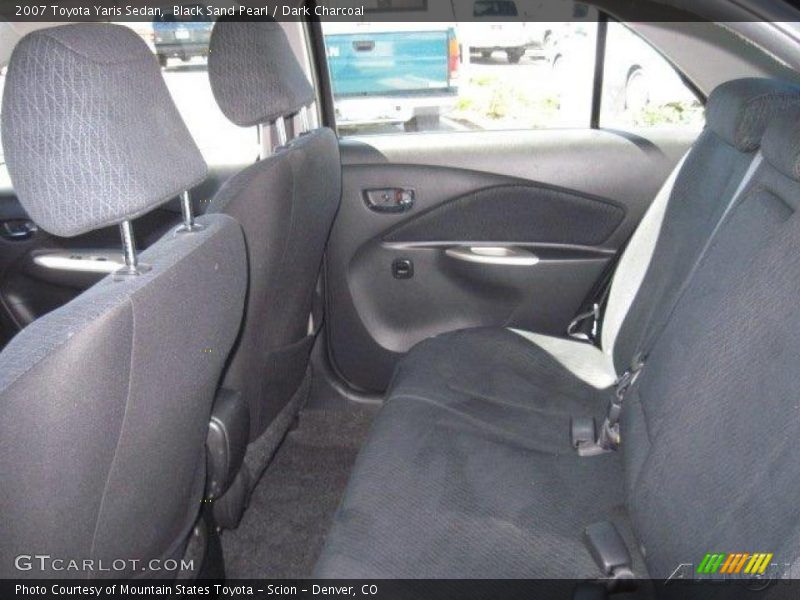 Black Sand Pearl / Dark Charcoal 2007 Toyota Yaris Sedan
