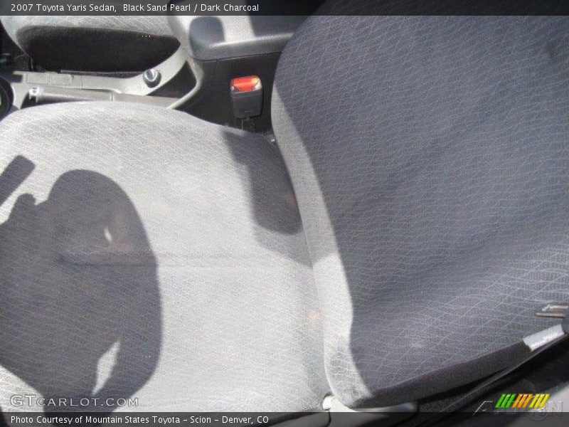 Black Sand Pearl / Dark Charcoal 2007 Toyota Yaris Sedan