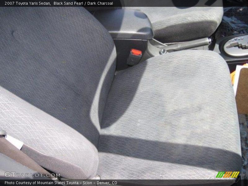 Black Sand Pearl / Dark Charcoal 2007 Toyota Yaris Sedan