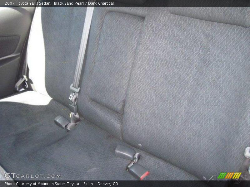 Black Sand Pearl / Dark Charcoal 2007 Toyota Yaris Sedan