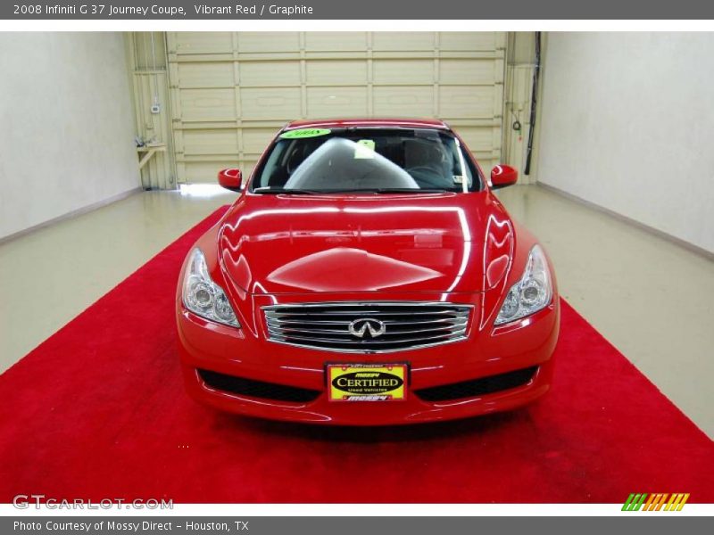 Vibrant Red / Graphite 2008 Infiniti G 37 Journey Coupe