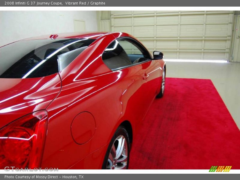 Vibrant Red / Graphite 2008 Infiniti G 37 Journey Coupe