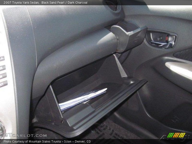 Black Sand Pearl / Dark Charcoal 2007 Toyota Yaris Sedan