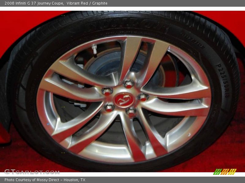 Vibrant Red / Graphite 2008 Infiniti G 37 Journey Coupe