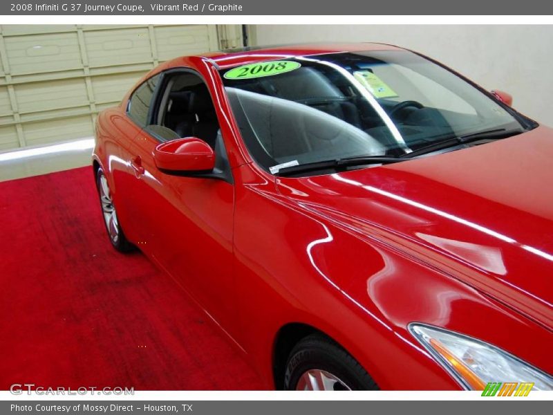 Vibrant Red / Graphite 2008 Infiniti G 37 Journey Coupe