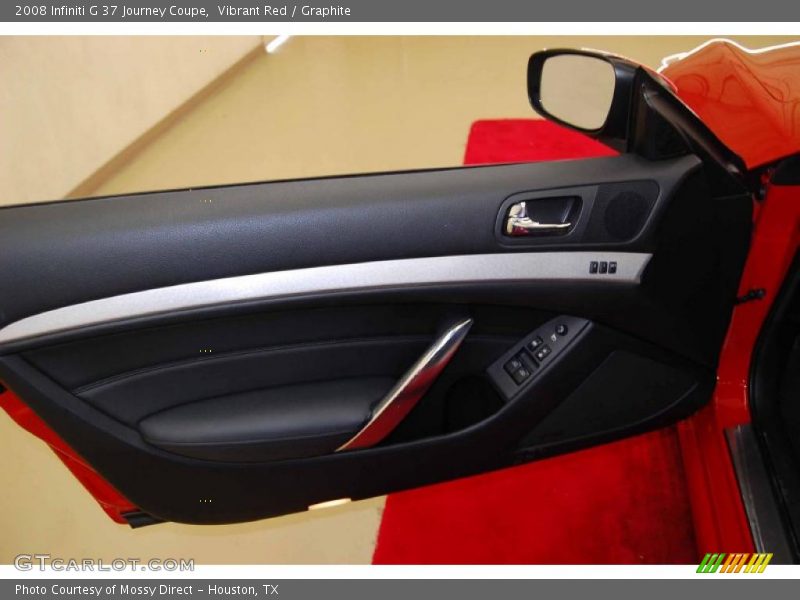 Vibrant Red / Graphite 2008 Infiniti G 37 Journey Coupe
