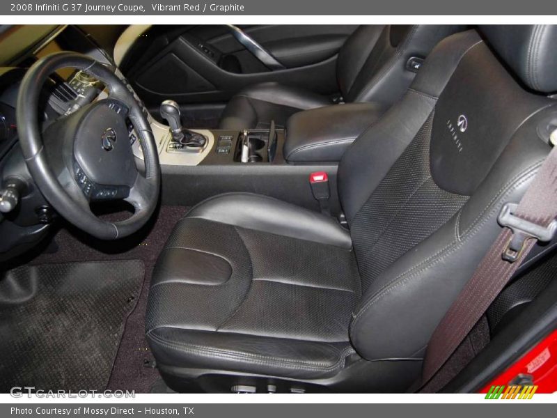 Vibrant Red / Graphite 2008 Infiniti G 37 Journey Coupe