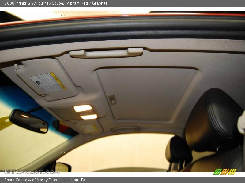 Vibrant Red / Graphite 2008 Infiniti G 37 Journey Coupe