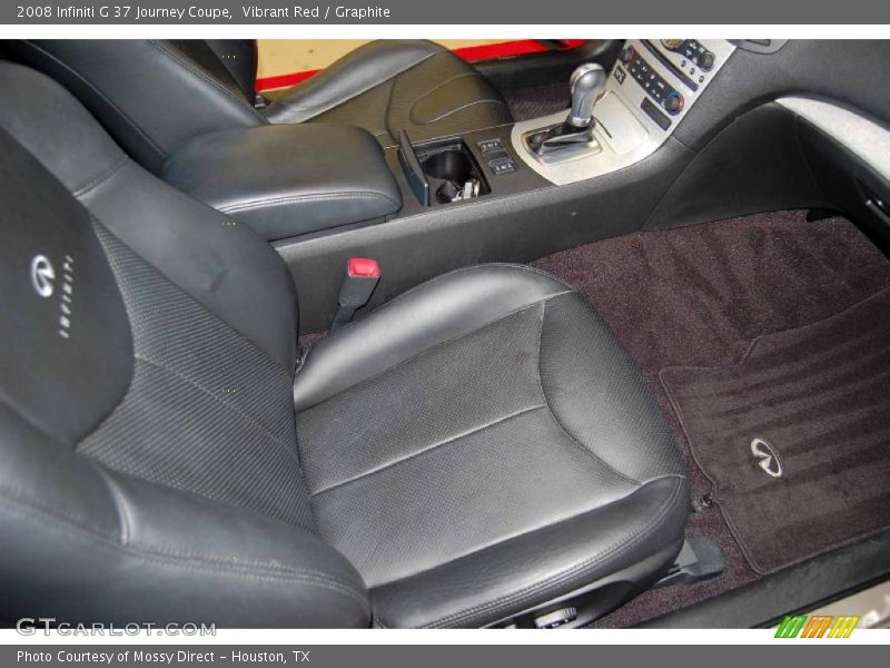 Vibrant Red / Graphite 2008 Infiniti G 37 Journey Coupe