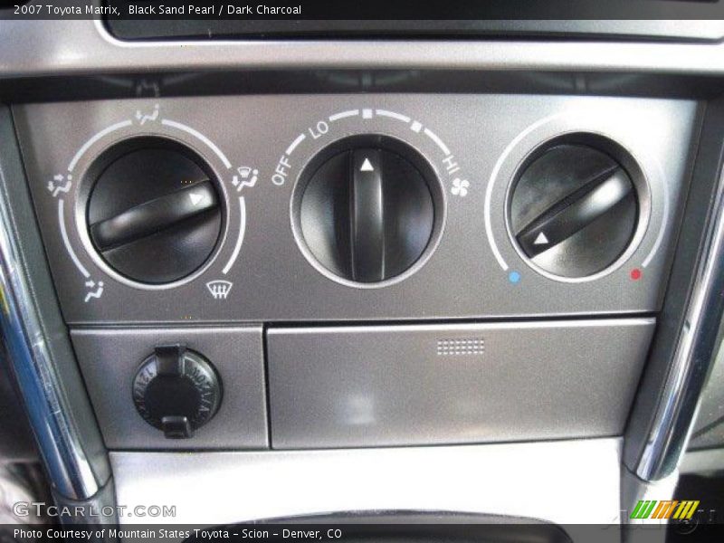 Black Sand Pearl / Dark Charcoal 2007 Toyota Matrix