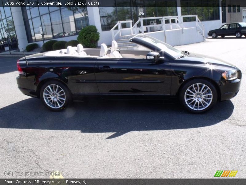 Solid Black / Calcite 2009 Volvo C70 T5 Convertible