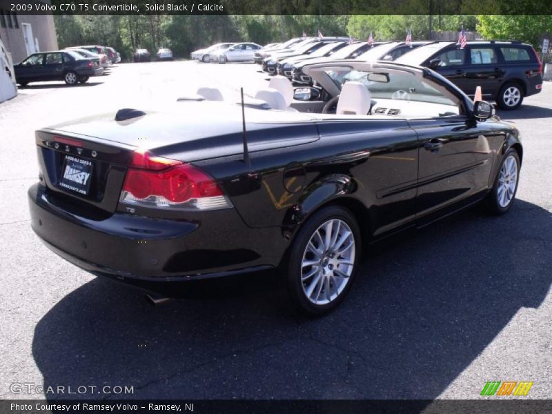 Solid Black / Calcite 2009 Volvo C70 T5 Convertible