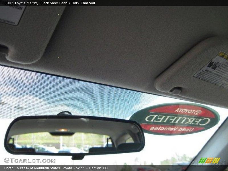 Black Sand Pearl / Dark Charcoal 2007 Toyota Matrix
