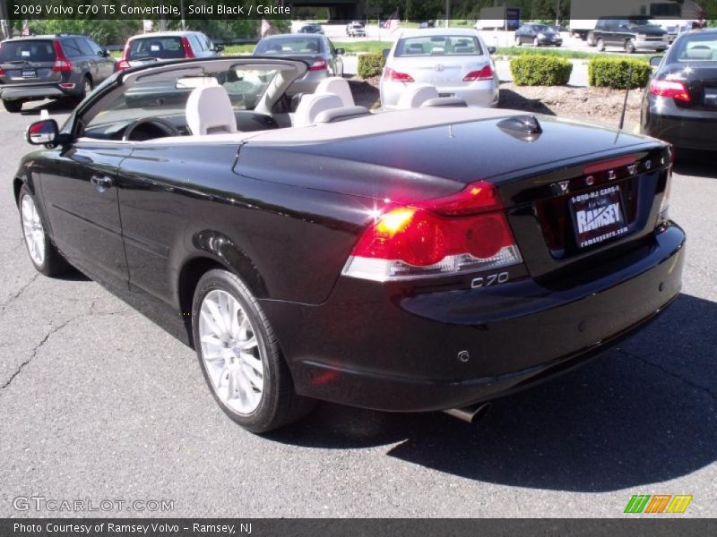 Solid Black / Calcite 2009 Volvo C70 T5 Convertible