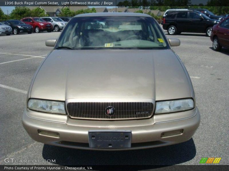 Light Driftwood Metallic / Beige 1996 Buick Regal Custom Sedan