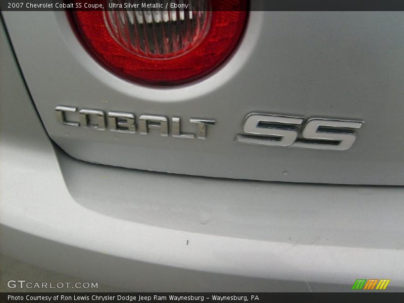 Ultra Silver Metallic / Ebony 2007 Chevrolet Cobalt SS Coupe