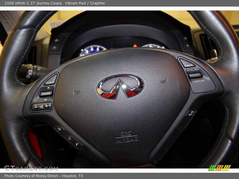 Vibrant Red / Graphite 2008 Infiniti G 37 Journey Coupe